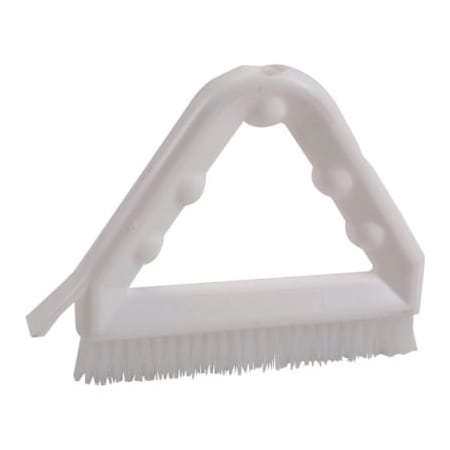 Allpoints Allpoints 1421510 Brush, Tile & Grout, White For Carlisle Foodservice Products 1421510